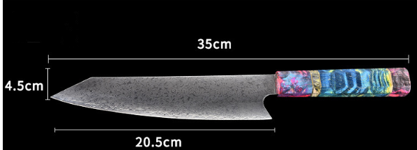 Chef's Knife – VG10 Steel Blade- Kiritsuke knife-