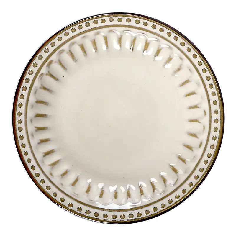 Ceramic Dinner Plates Set of 6 - Creative Design