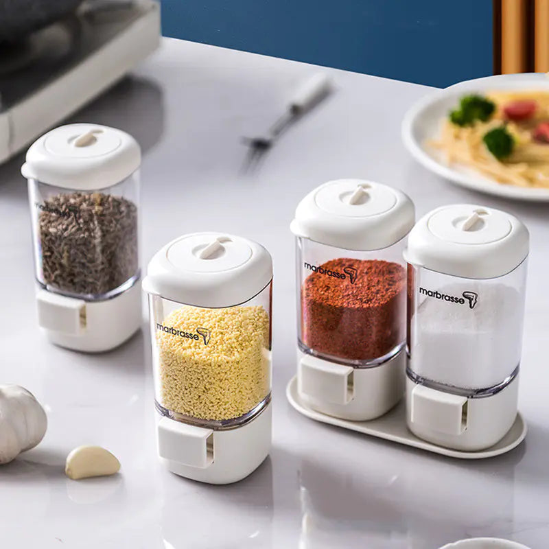 Rotary Seal Kitchen Seasoning Jar Set