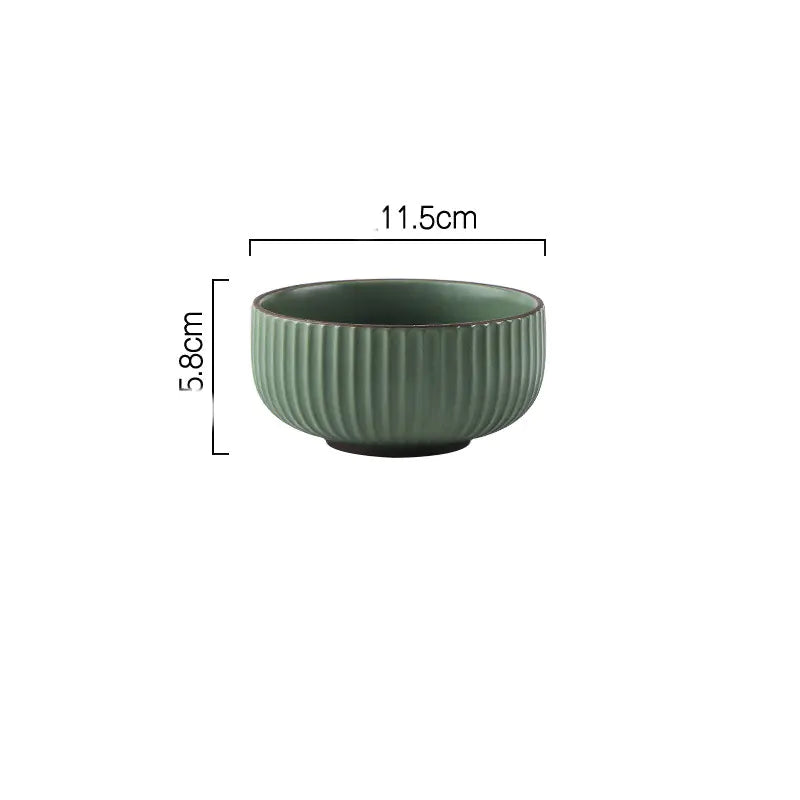 Wind Simple Bowl and Plate Set for Tableware