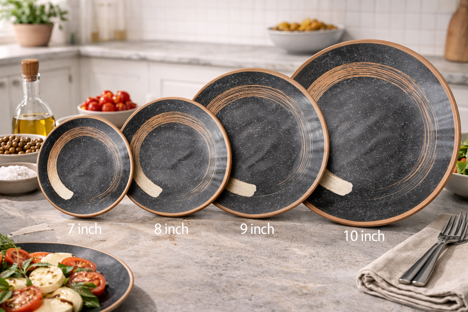 Ceramic Flat Plate Set