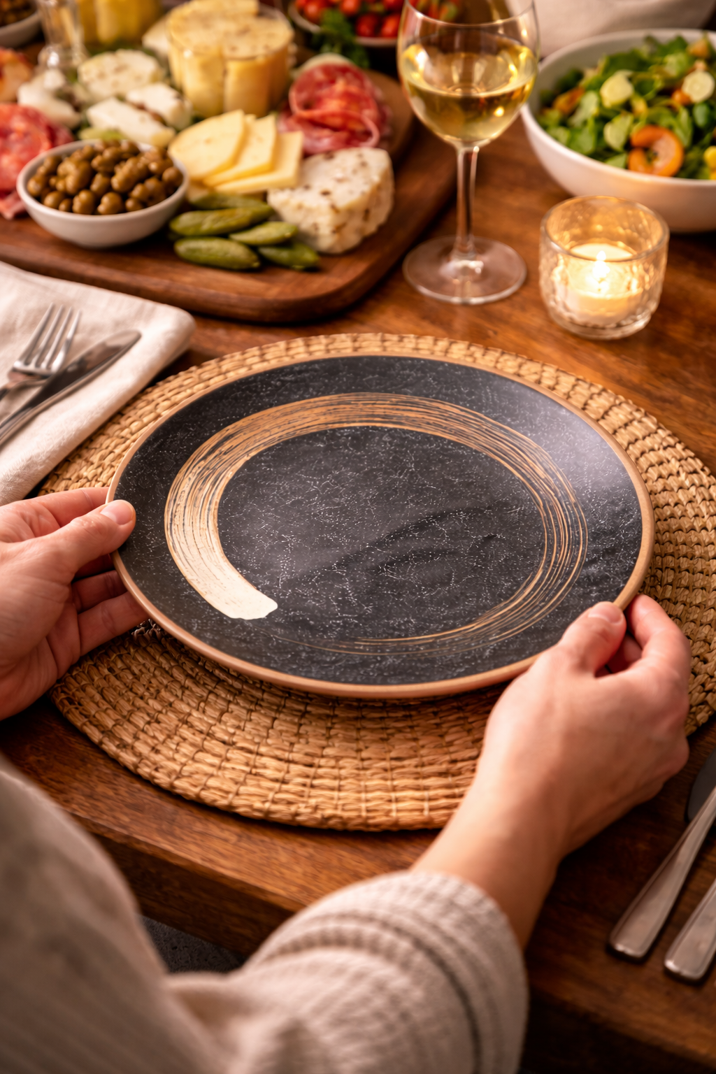Ceramic Flat Plate Set