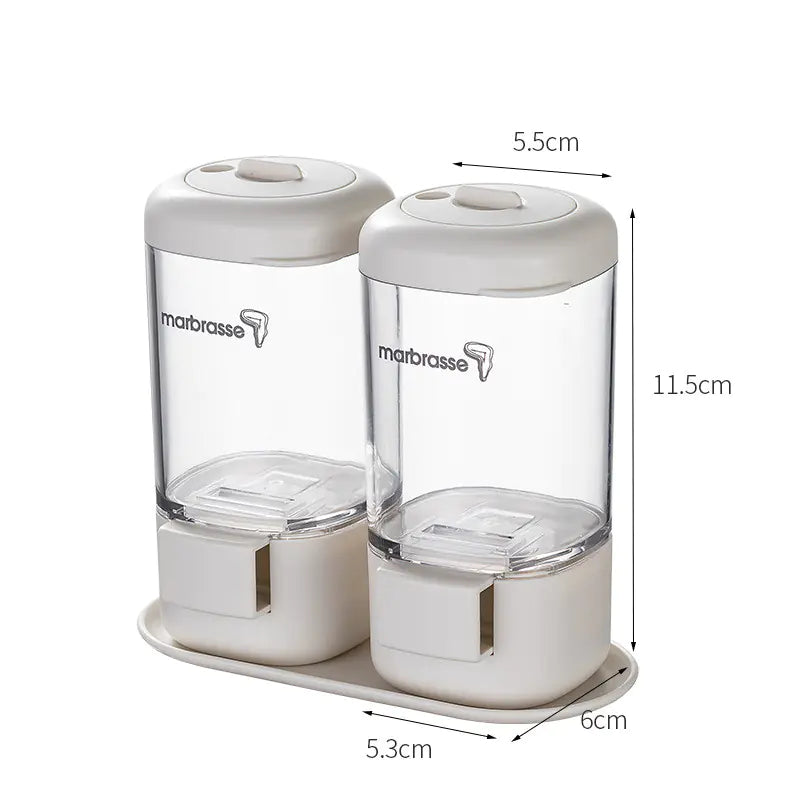 Rotary Seal Kitchen Seasoning Jar Set