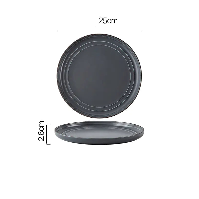 Wind Simple Bowl and Plate Set for Tableware