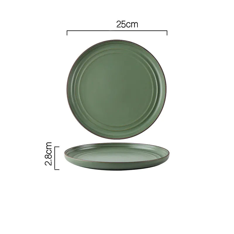 Wind Simple Bowl and Plate Set for Tableware