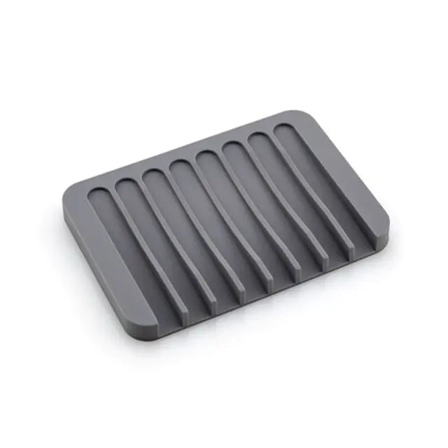Silicone Soap Dish Tray for Bathroom and Kitchen Supplies