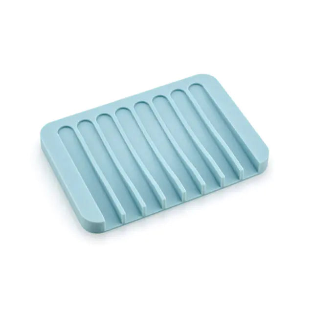 Silicone Soap Dish Tray for Bathroom and Kitchen Supplies