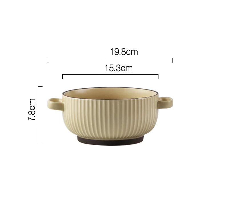 Wind Simple Bowl and Plate Set for Tableware