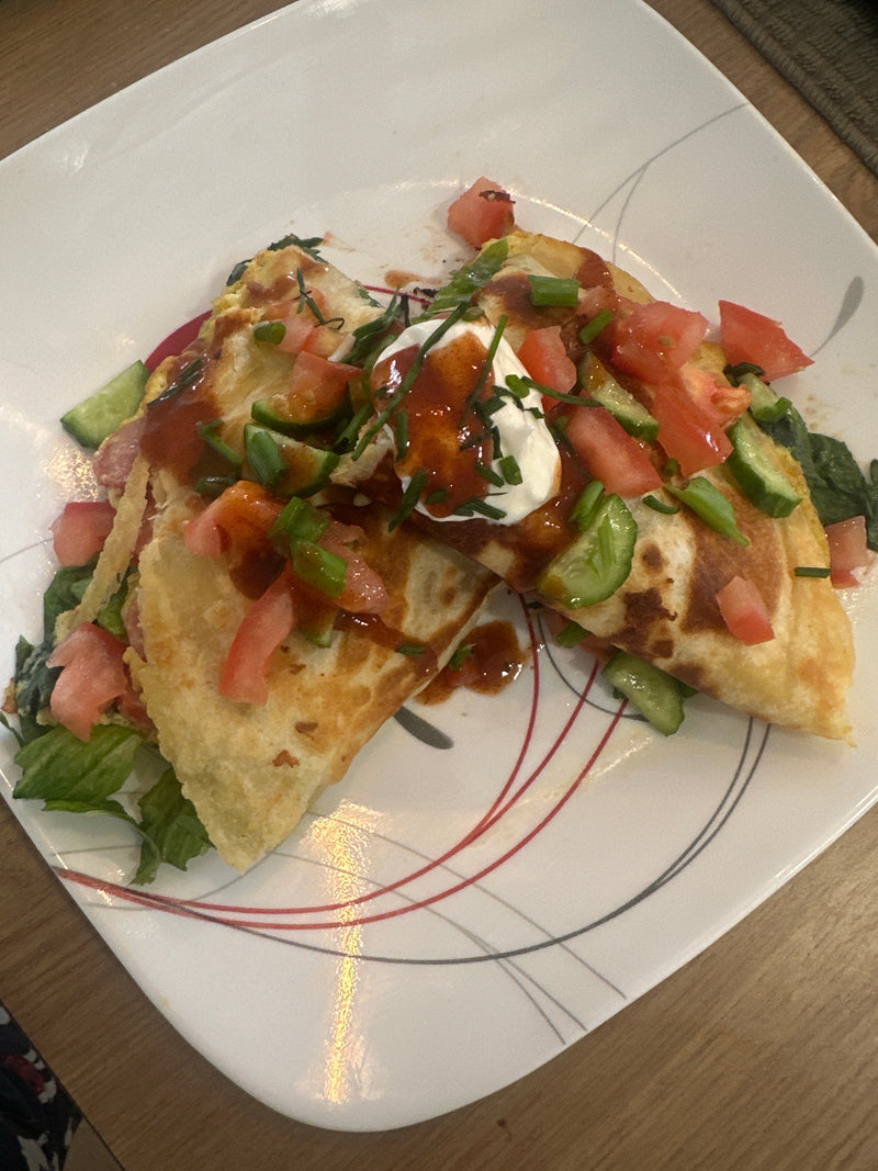 My Husband Favorite Breakfast Taco Omelet Recipe