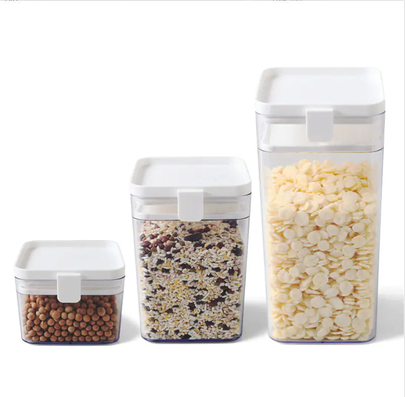 Transparent Kitchen Food Storage Container Set