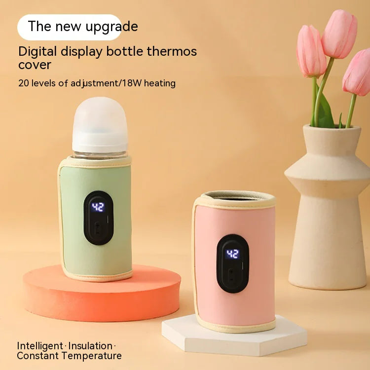 Portable USB Bottle Warmer - Travel Baby Bottle Heater