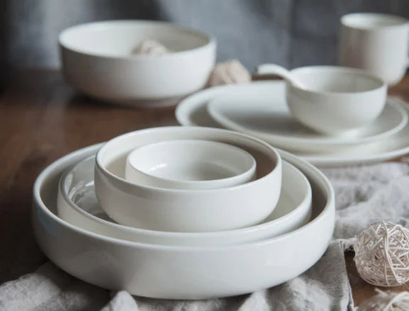 Ceramic Bone China Bowl and Plate Set for Kitchen