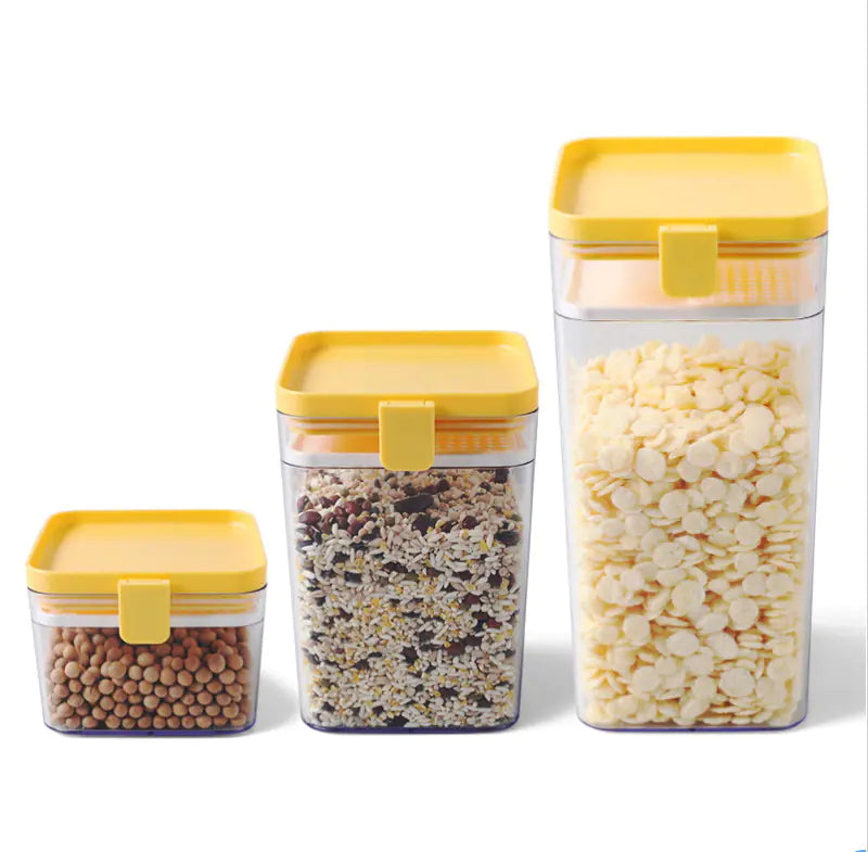 Transparent Kitchen Food Storage Container Set