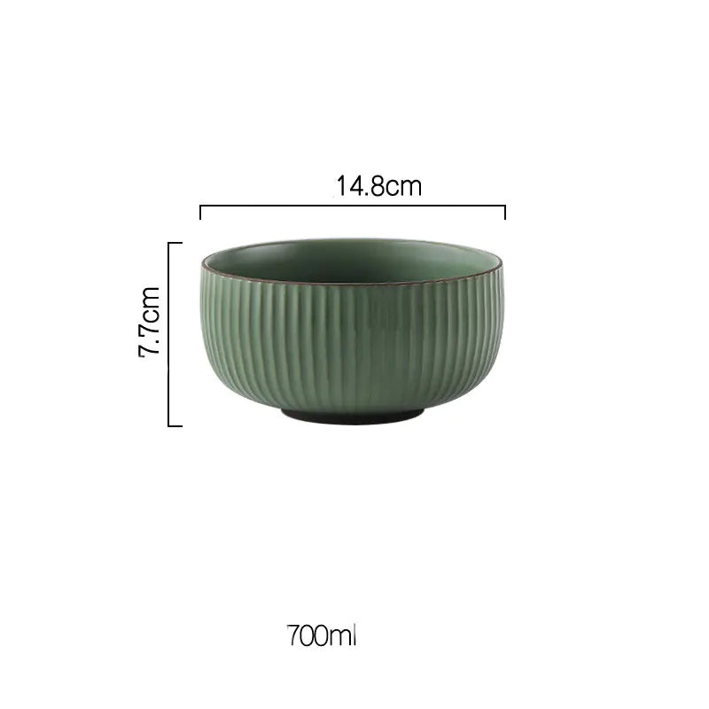 Wind Simple Bowl and Plate Set for Tableware