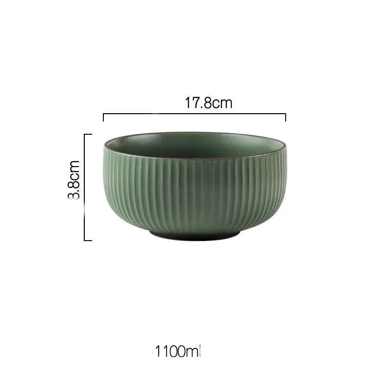 Wind Simple Bowl and Plate Set for Tableware