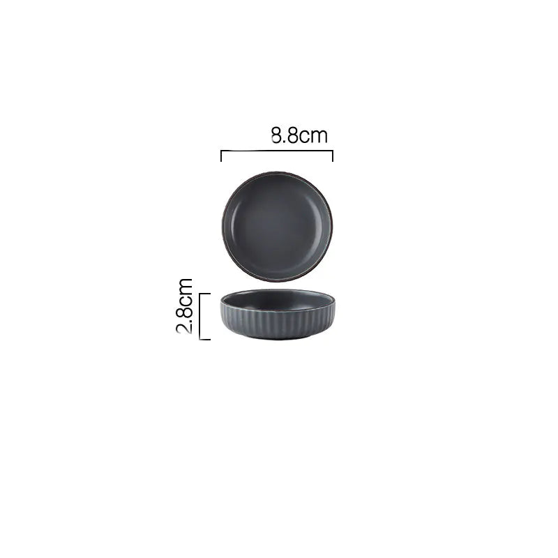 Wind Simple Bowl and Plate Set for Tableware