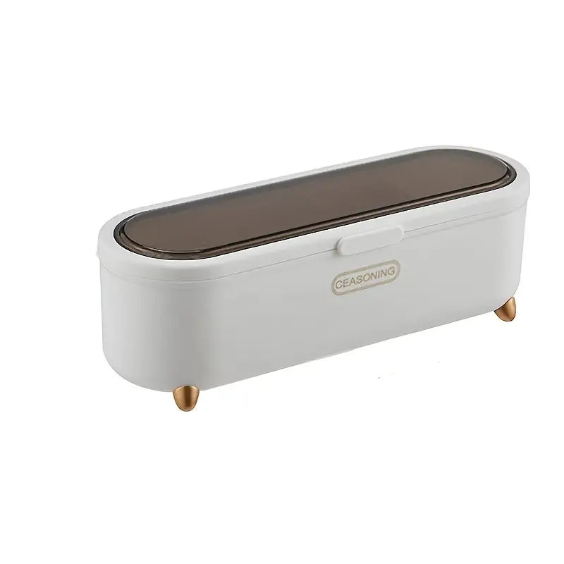 4-Compartment Seasoning Box for Kitchen Supplies