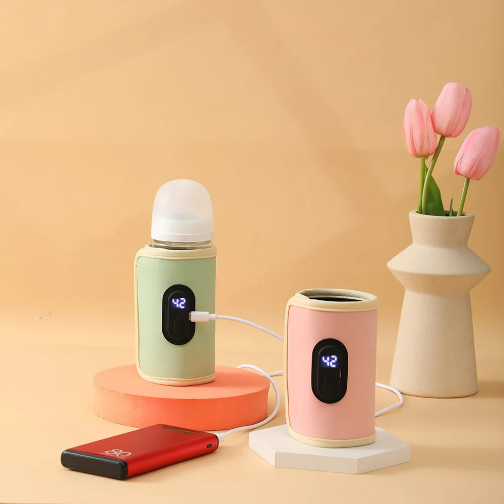 Portable USB Bottle Warmer - Travel Baby Bottle Heater