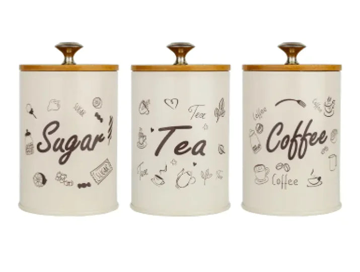 3-Piece Kitchen Canister Set
