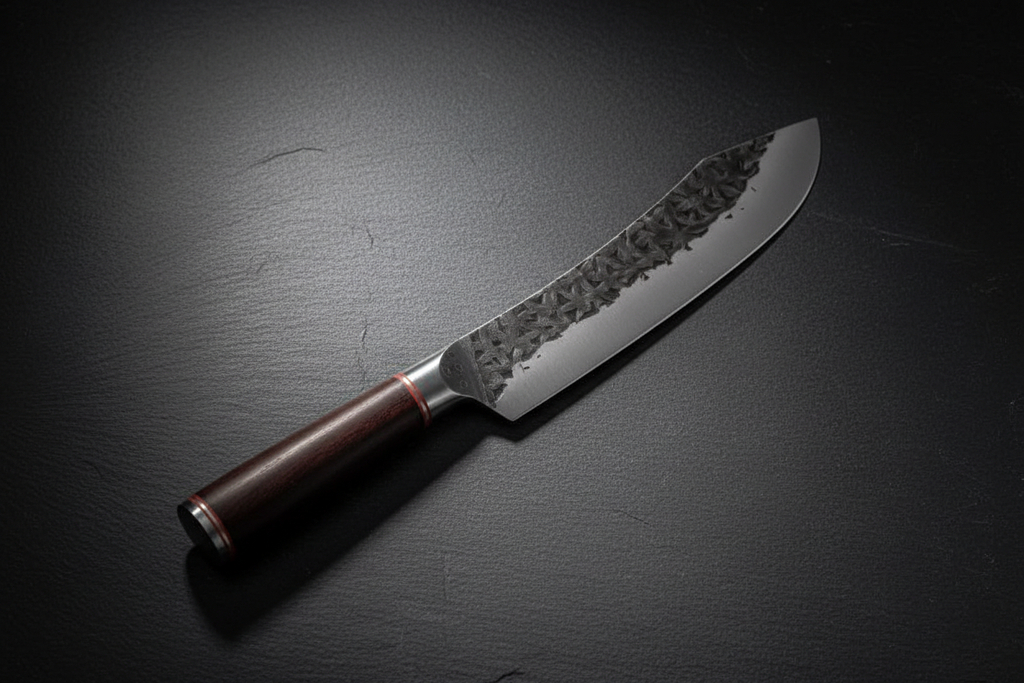 Premium display on slate surface