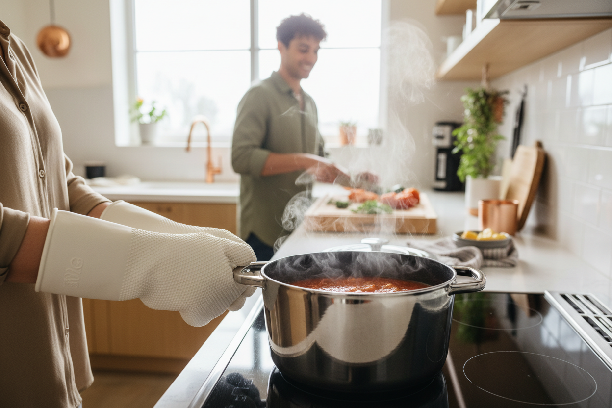 Professional cookware lifestyle photo