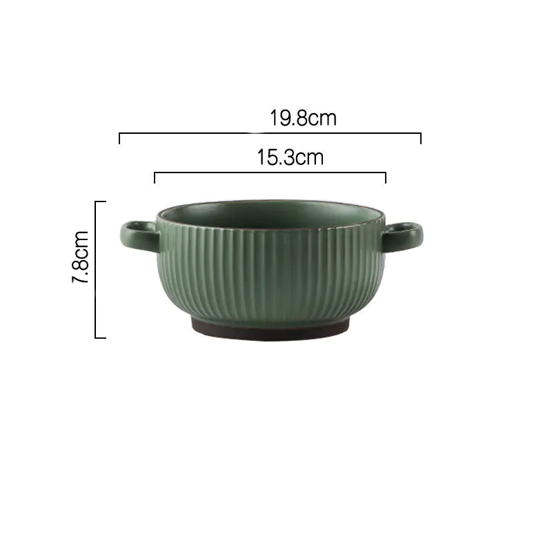 Wind Simple Bowl and Plate Set for Tableware