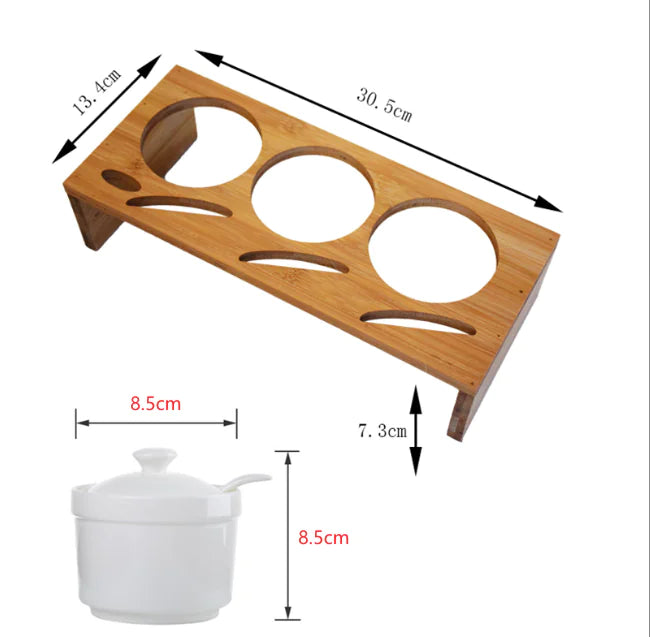 Glass Spice Jar Kitchen Utensil Set