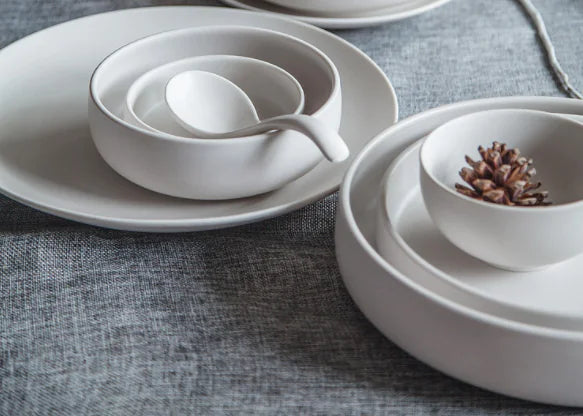 Ceramic Bone China Bowl and Plate Set for Kitchen